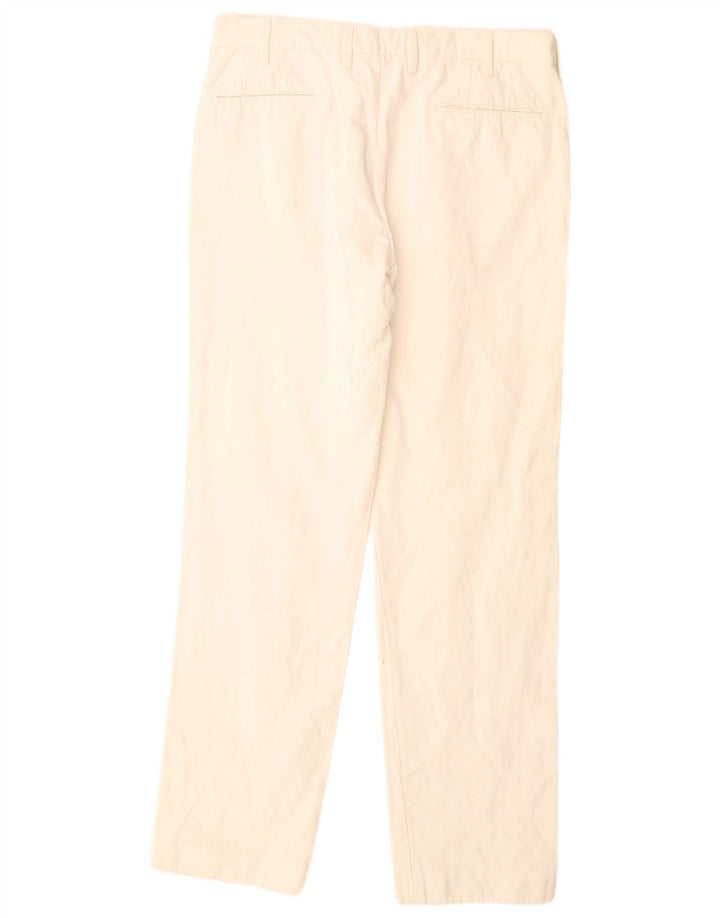 MASSIMO DUTTI Pantaloni drepți pentru bărbați EU 42 Large W32 L32 Off White