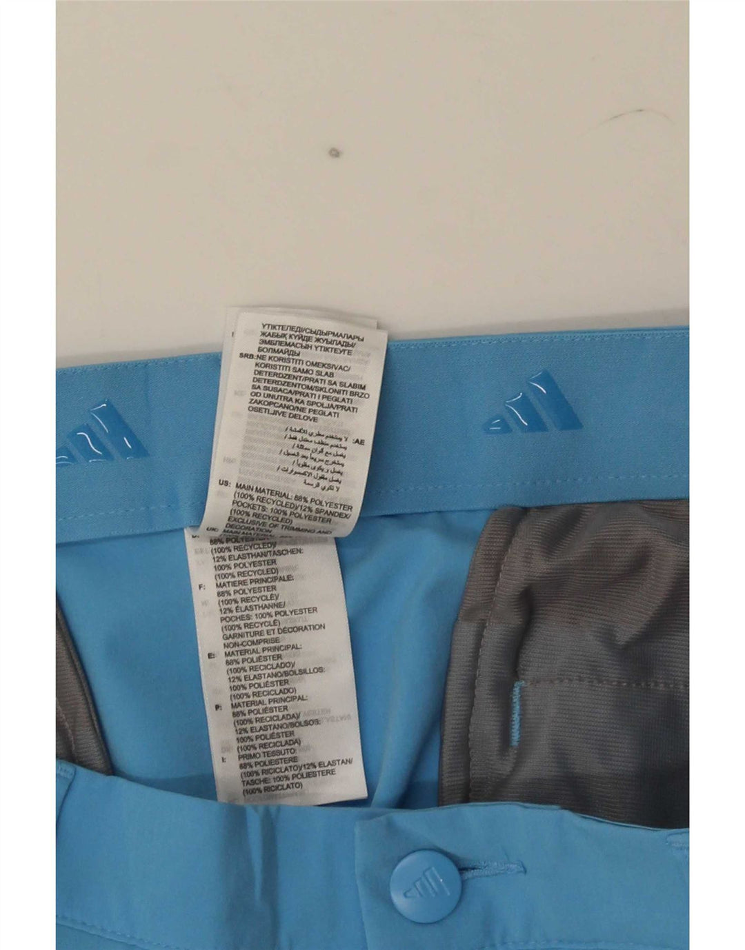 Pantaloni scurți chino pentru bărbați Adidas W34 Poliester albastru mare