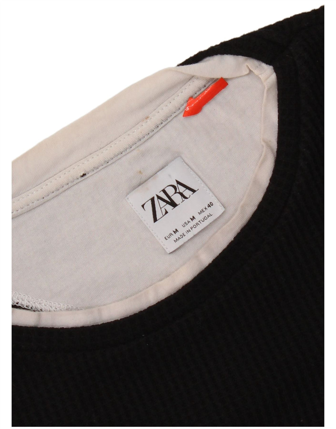 Pulover pentru bărbați Zara Medium Negru