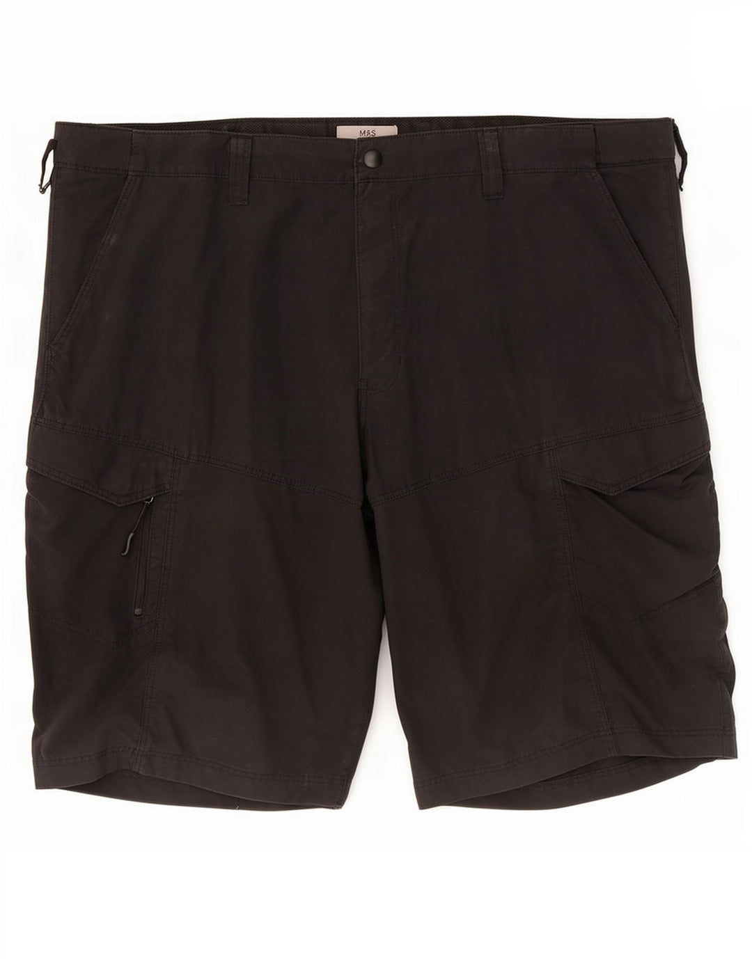 Pantaloni scurți cargo pentru bărbați Marks & Spencer W42 2XL bumbac negru