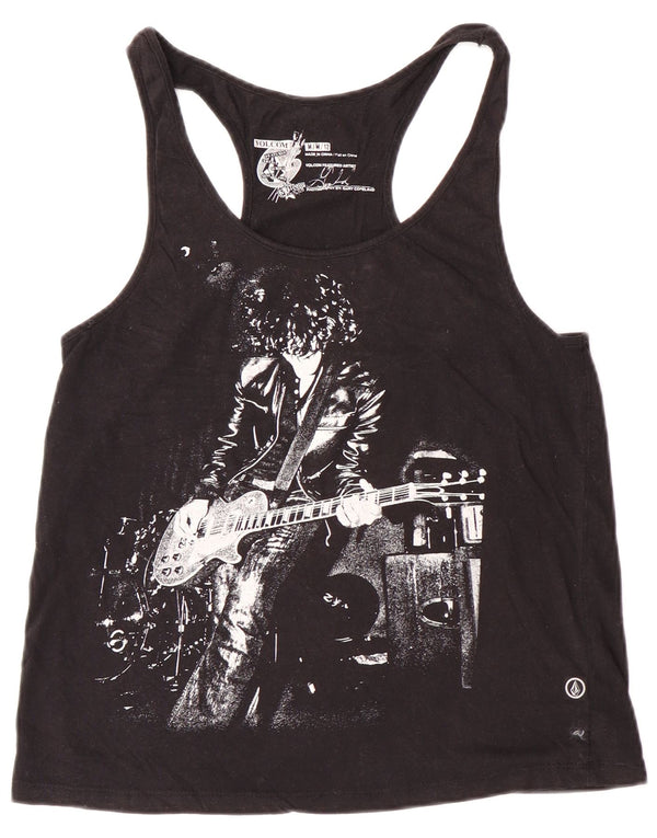 Top cu vestă grafică pentru femei Volcom UK 12 Medium Black Rock