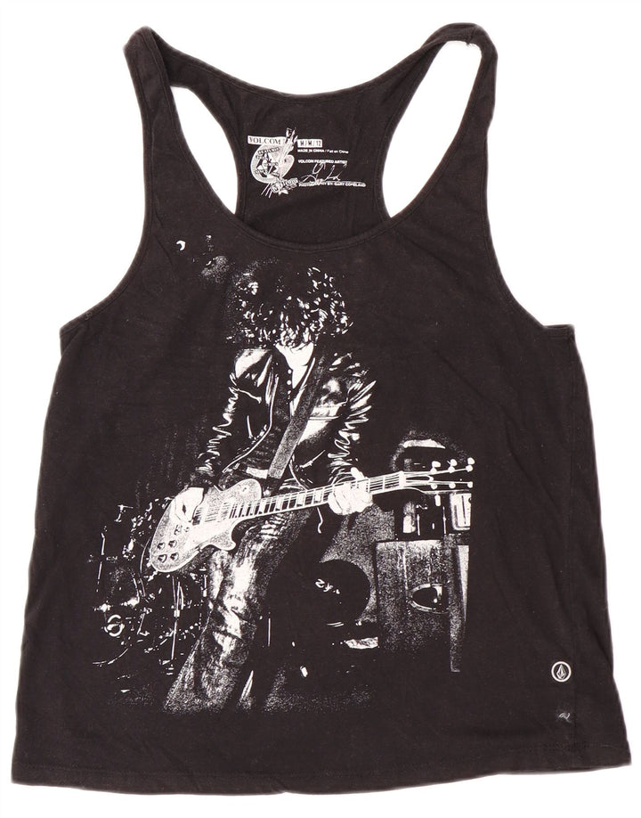 Top cu vestă grafică pentru femei Volcom UK 12 Medium Black Rock