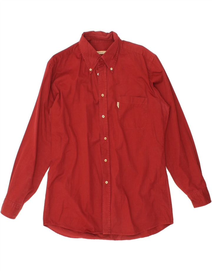 AVIREX Mens Shirt Large Red Cotton Vintage Avirex and Second-Hand Avirex from Messina Hembry 