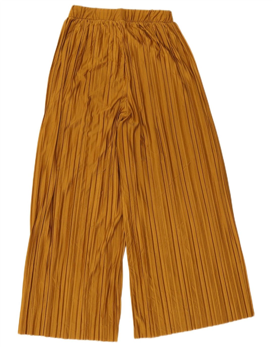 Pantaloni tăiați pentru femei Zara cu picioare largi Mici L26 L23 Bej Poliester