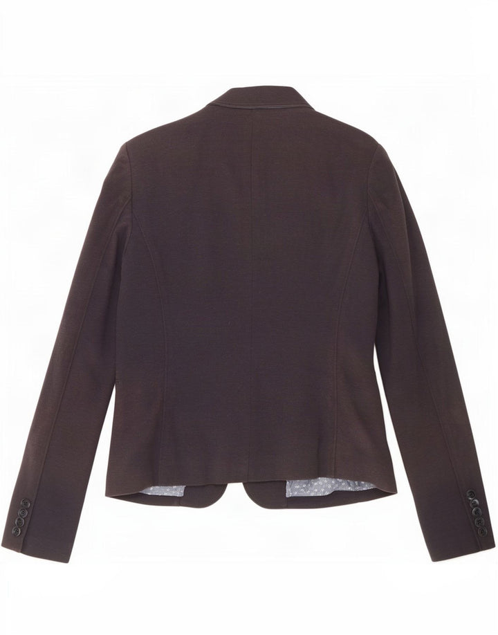 Sacou Tommy Hilfiger pentru femei, cu 1 nasture, UK 12, bumbac mediu albastru bleumarin