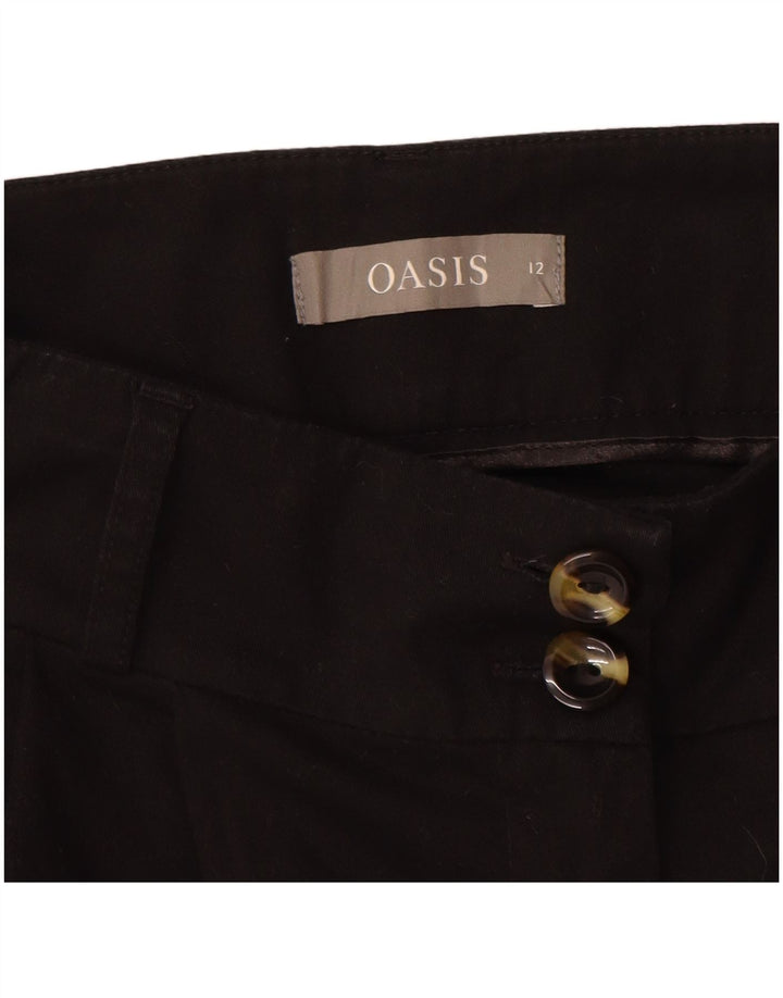 Pantaloni scurti chino pentru femei Oasis UK 12 Medium W32 Bumbac negru
