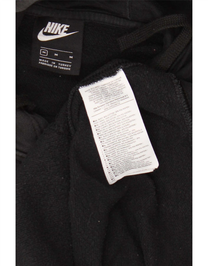 Pulover Nike Grafic pentru bărbați, bumbac mediu negru