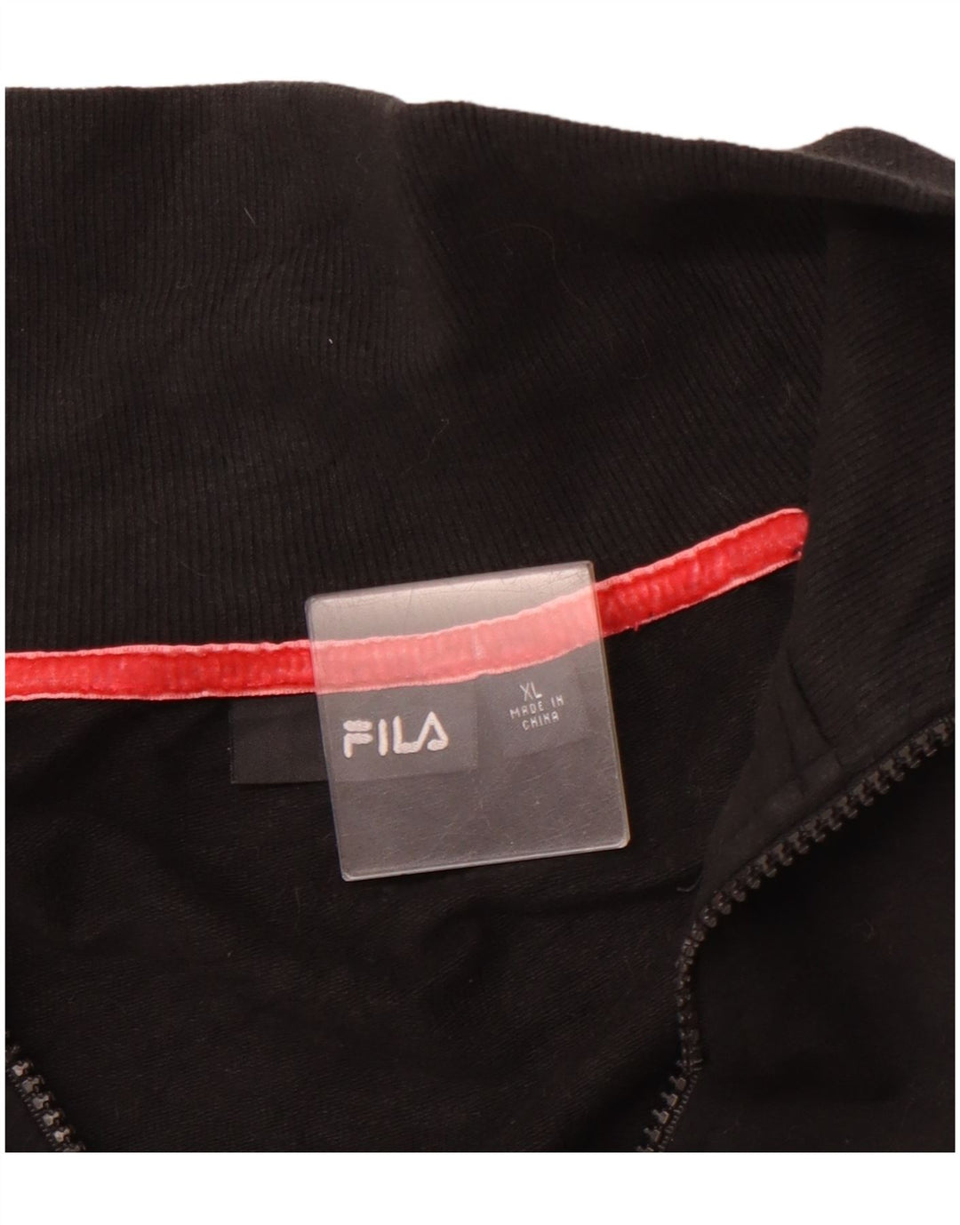 Jachetă de trening pentru fete FILA 13-14 ani XL negru sport colorblock