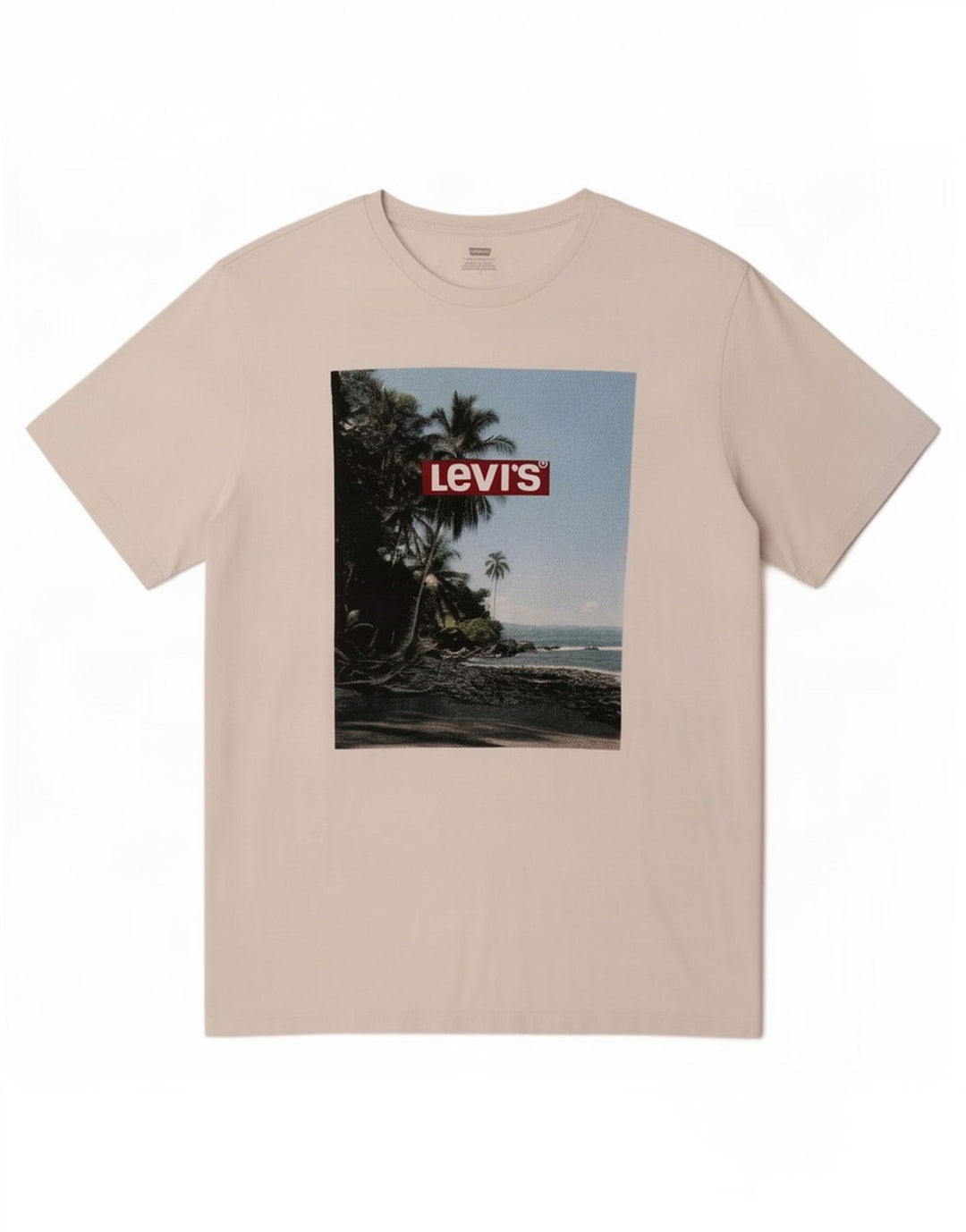 Tricou grafic pentru bărbați Levi's Top Large White