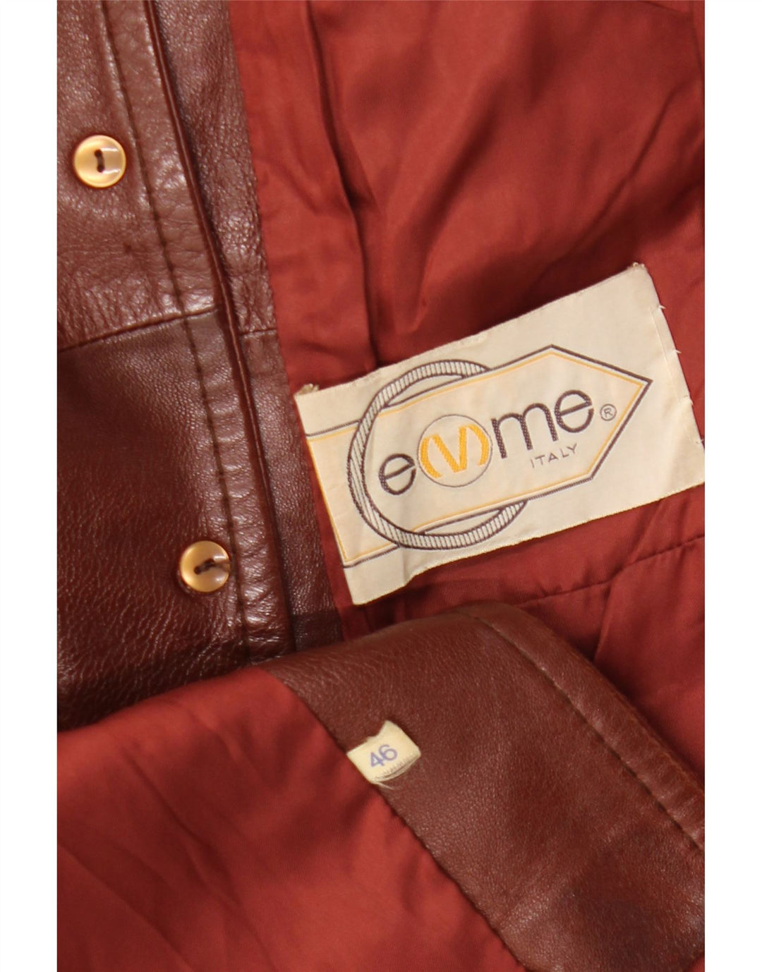 Geacă de piele pentru femei Emme IT 46 Maro mare
