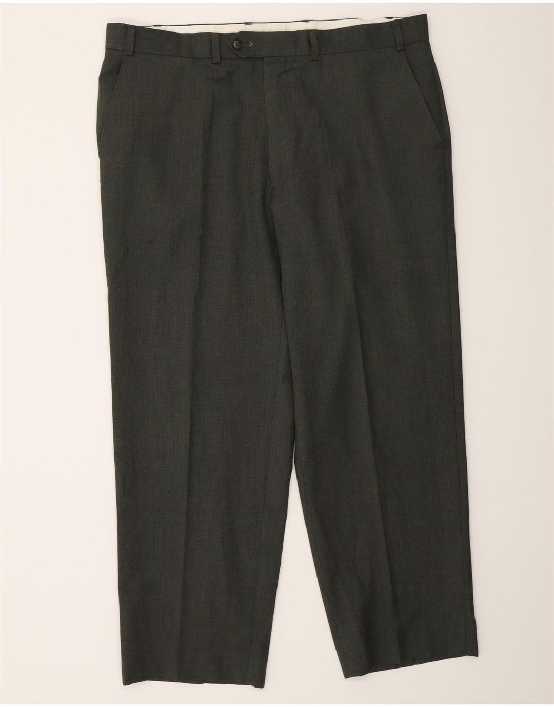 Marks & Spencer Pantaloni drepți pentru bărbați St. Michael W40 L29 verde