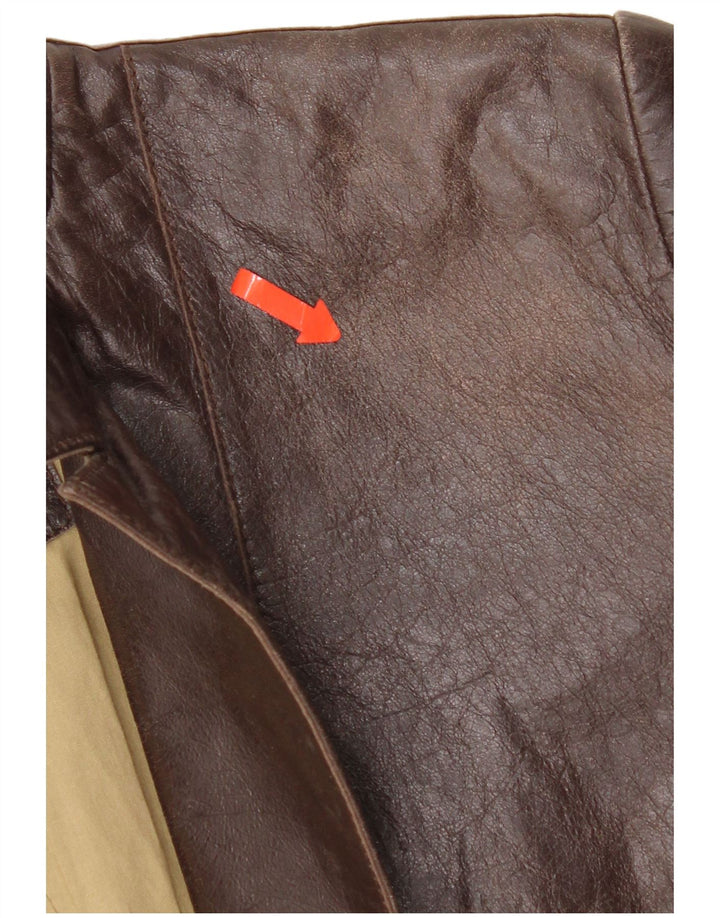 Massimo Rebecchi Jachetă pentru femei cu 2 nasturi IT 46 Maro mare