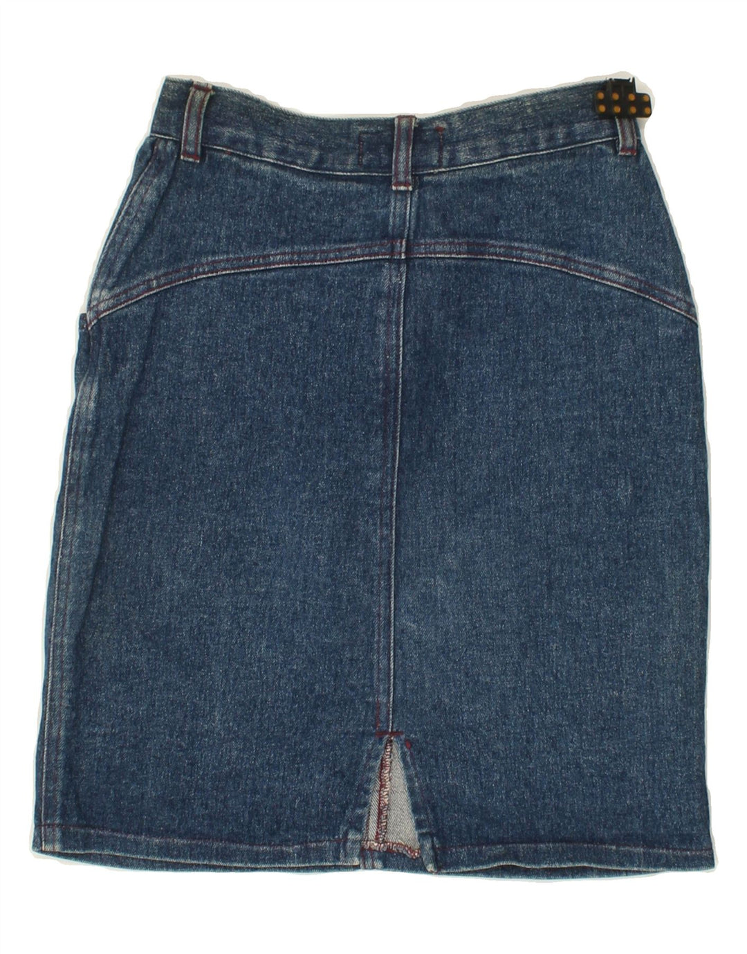 LE FULL Womens Denim Skirt IT 44 Medium W26 Blue Cotton Vintage Le Full and Second-Hand Le Full from Messina Hembry 