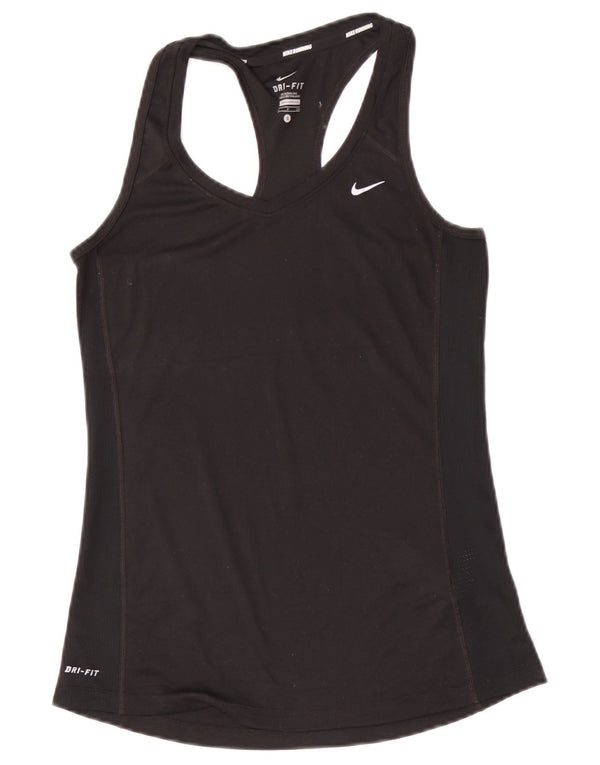 Vesta Nike Dri Fit pentru femei UK 8 Small Poliester negru