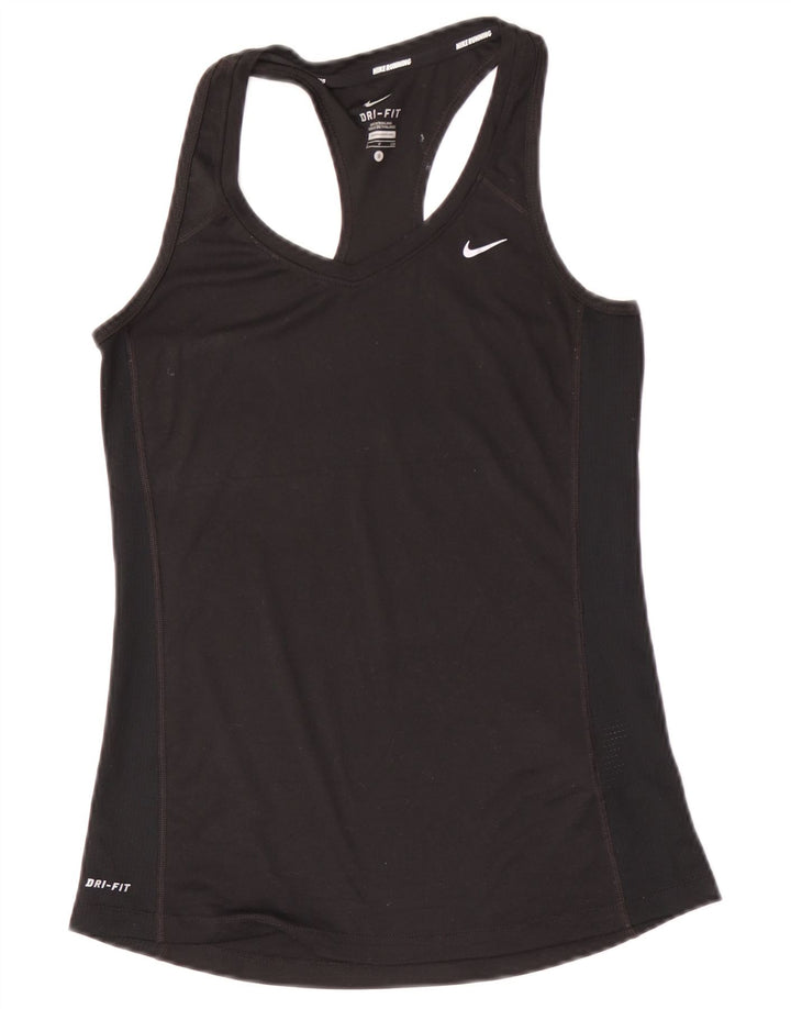 Vesta Nike Dri Fit pentru femei UK 8 Small Poliester negru
