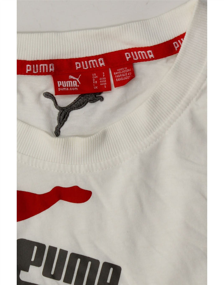 Vesta grafică pentru bărbați PUMA, mic, alb