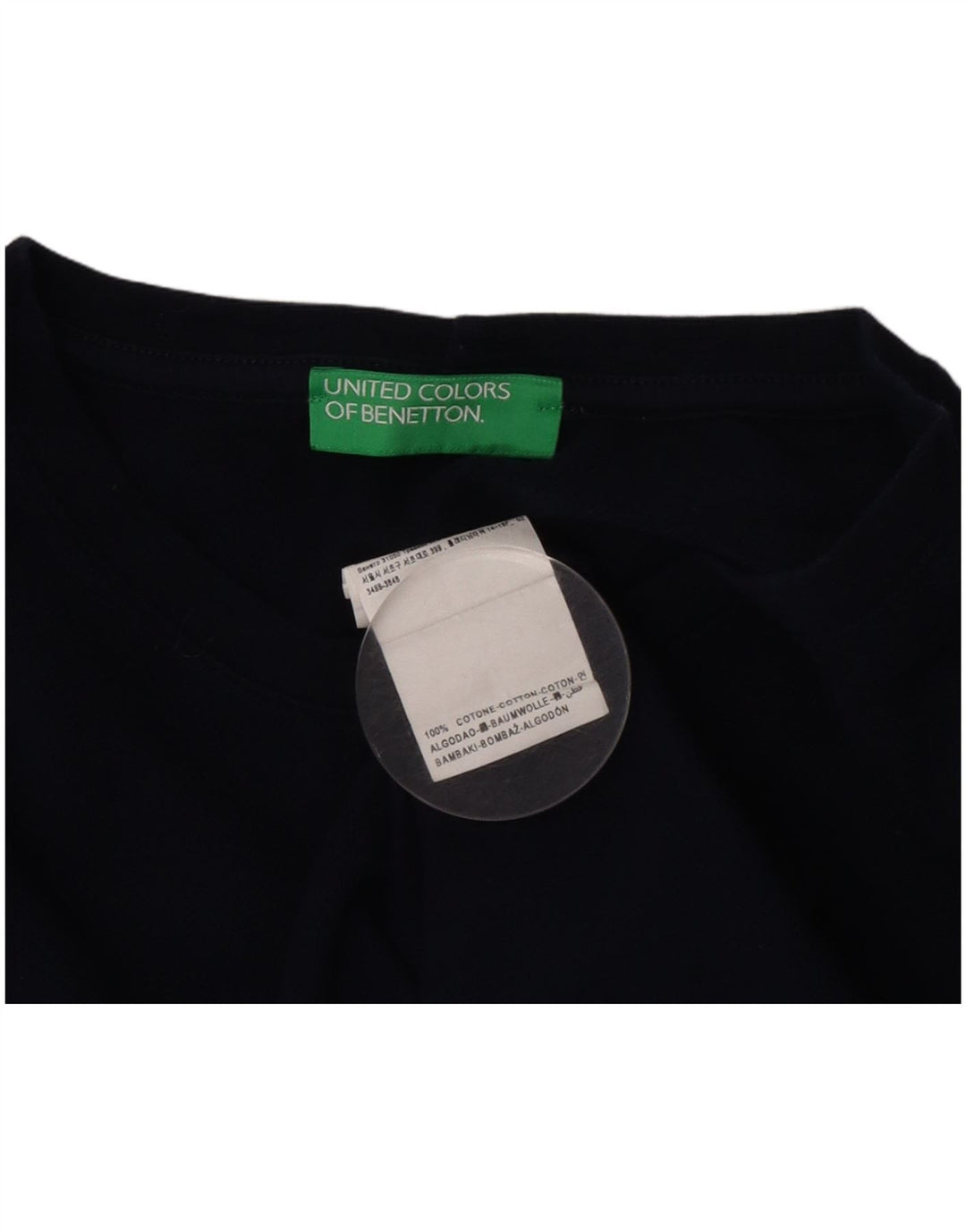 Tricou pentru bărbați Benetton Top mare din bumbac bleumarin