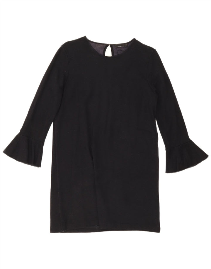 Rochie schimbătoare cu mânecă lungă pentru femei Zara UK 10 Mic bleumarin