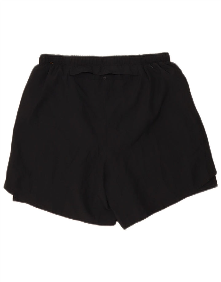 Pantaloni scurți sport Nike Dri Fit pentru bărbați, poliester negru mic