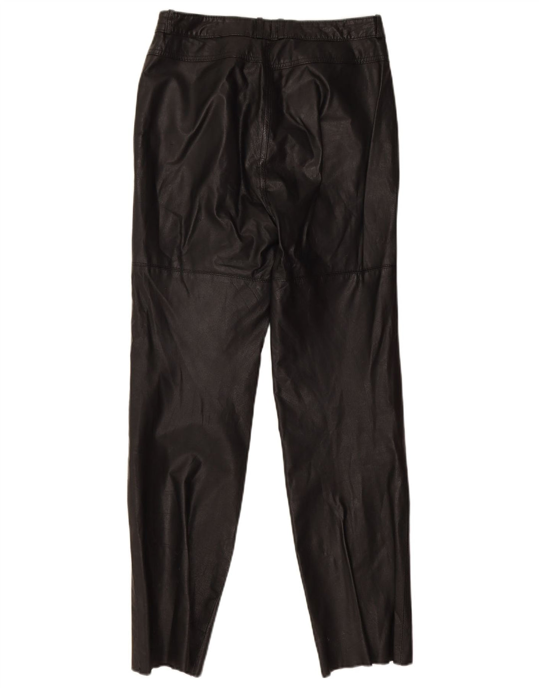 Pantaloni subțiri din piele pentru femei Golden Leaf L26 L28 Negru