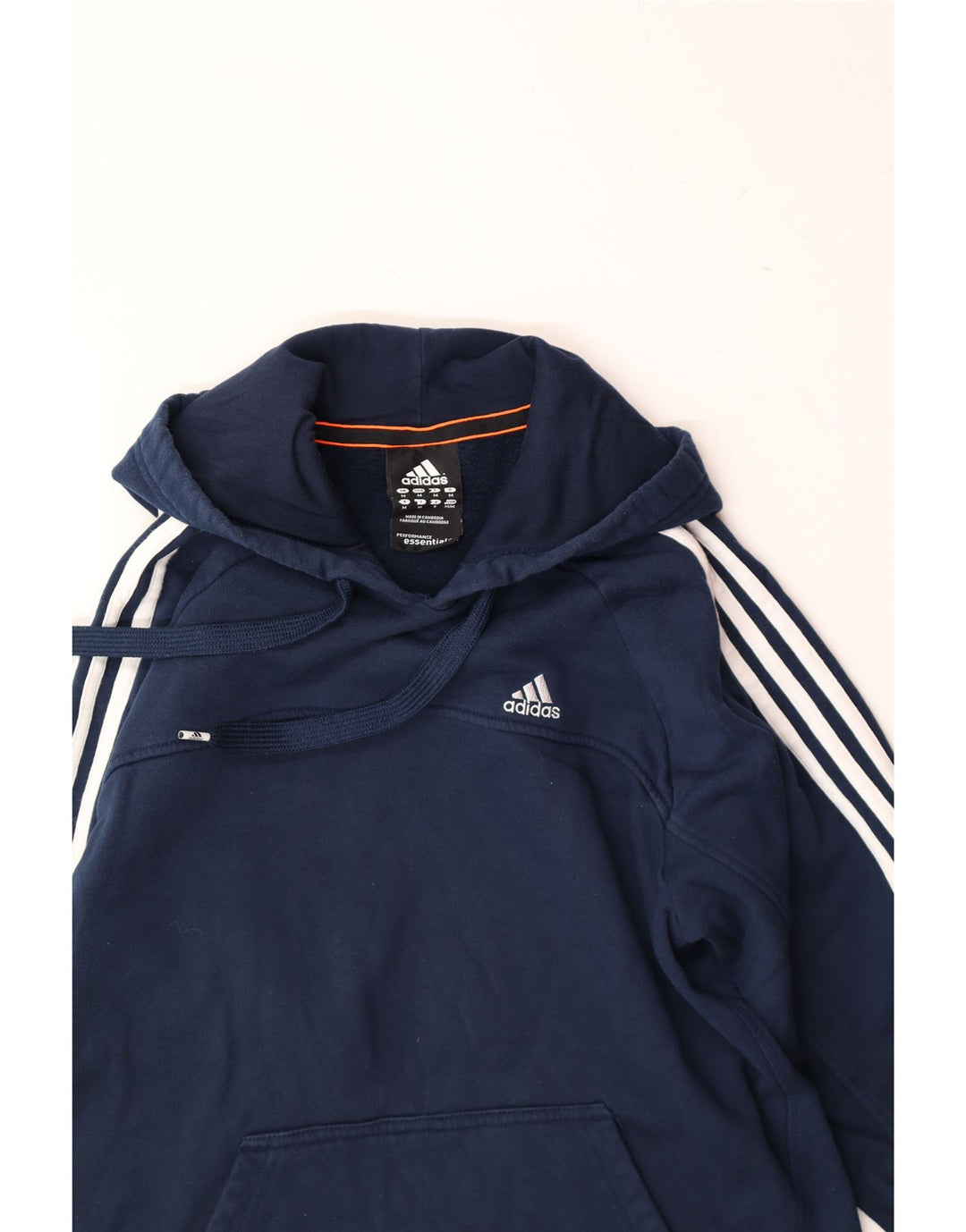 Pulover ADIDAS pentru bărbați, bumbac, albastru bleumarin mediu