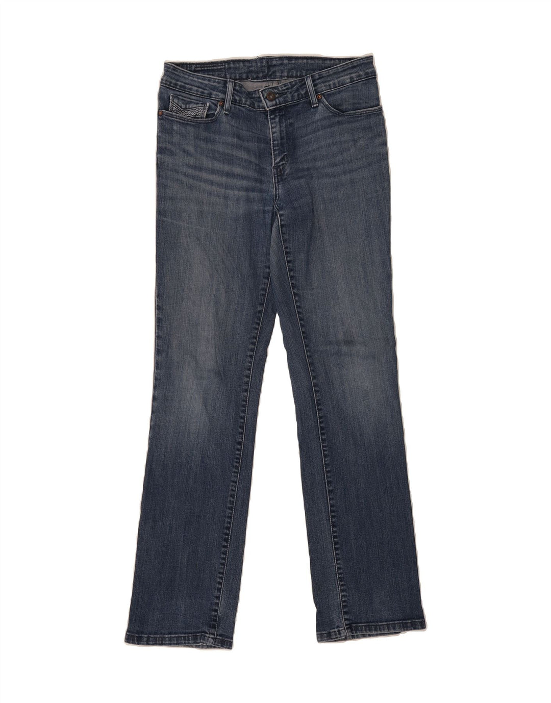 LEVI'S Womens Straight Jeans US 10 Large W32 L31 Blue Cotton Vintage Levi's and Second-Hand Levi's from Messina Hembry 