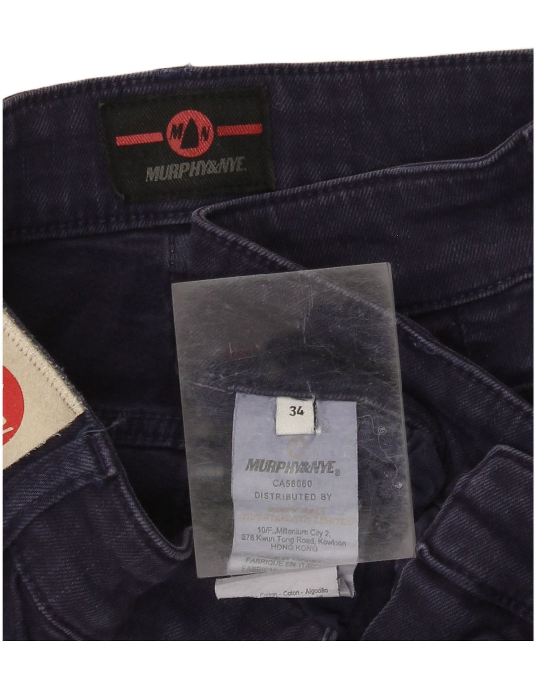 MURPHY & NYE Blugi slim pentru bărbați L34 L34 Bumbac bleumarin