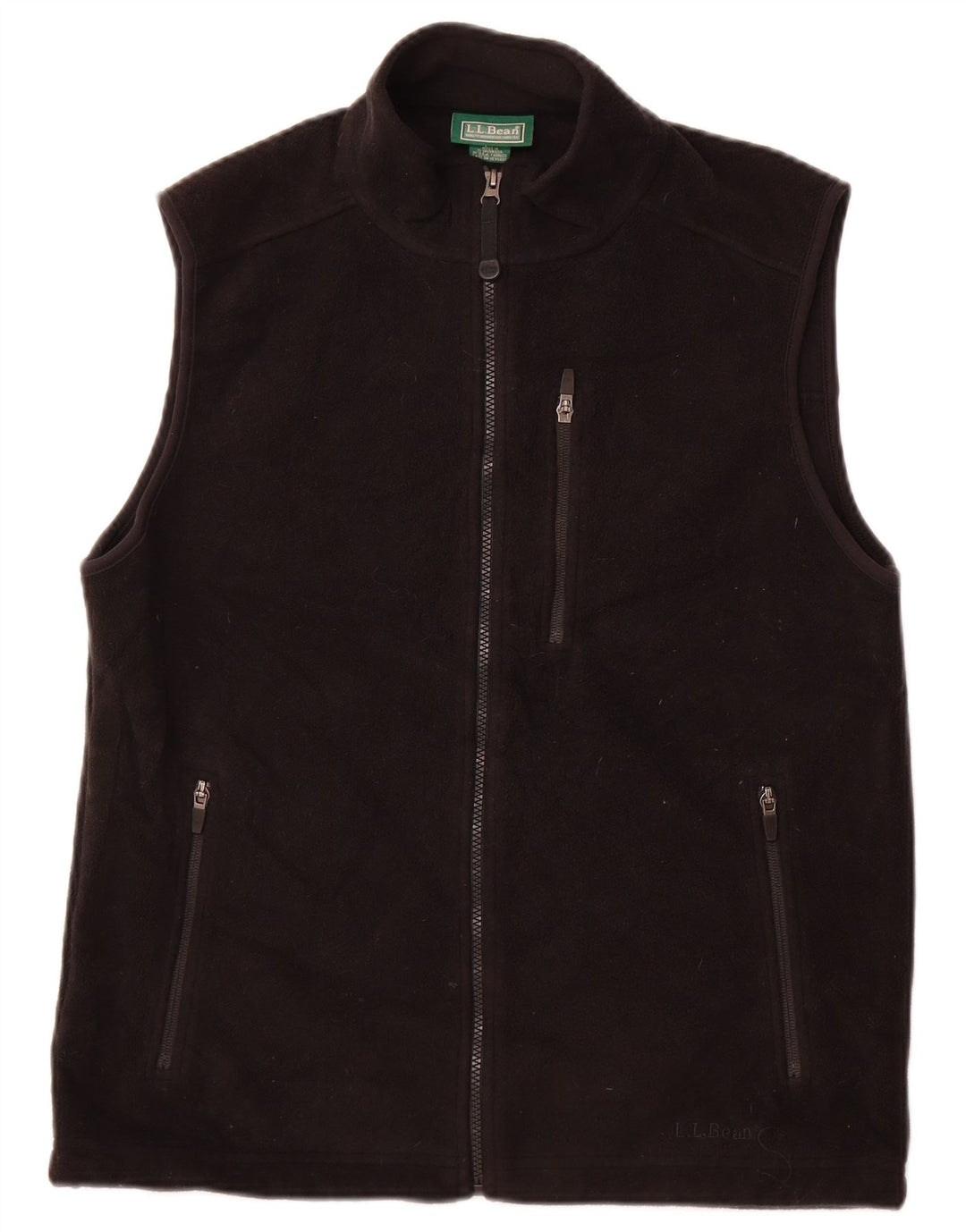 L.L.Bean Gilet pentru bărbați din lână UK 36 Poliester negru mic
