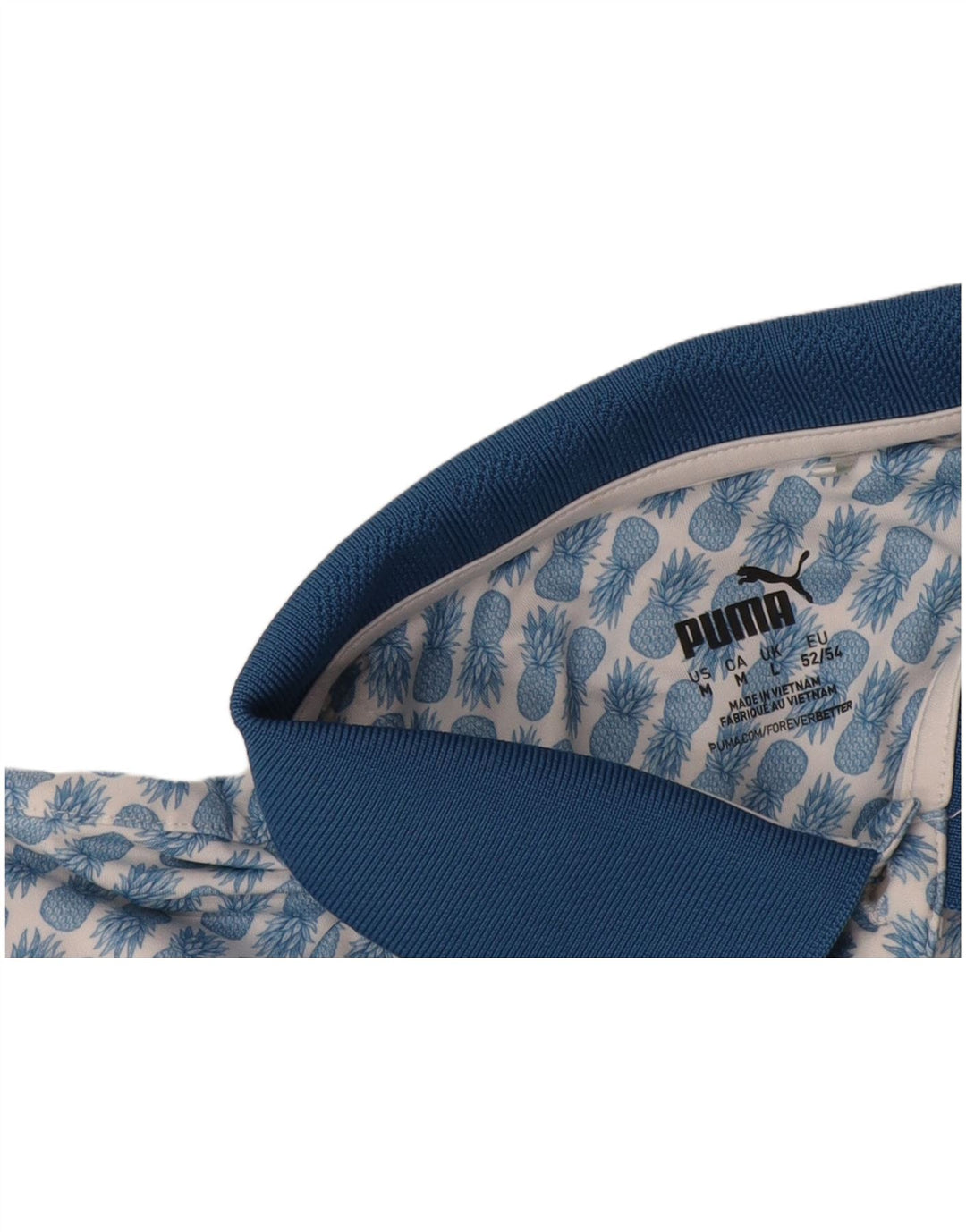 Tricou polo Puma pentru bărbați, cu model abstract, festival albastru mare