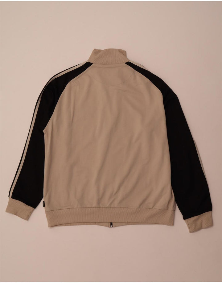 Jachetă de trening grafică pentru bărbați MERC XL, bumbac color-bloch, bej