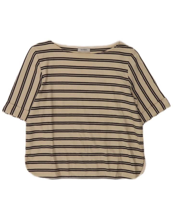 Bluză pentru femei Max & Co. Top UK 12 Medium Off White Striped