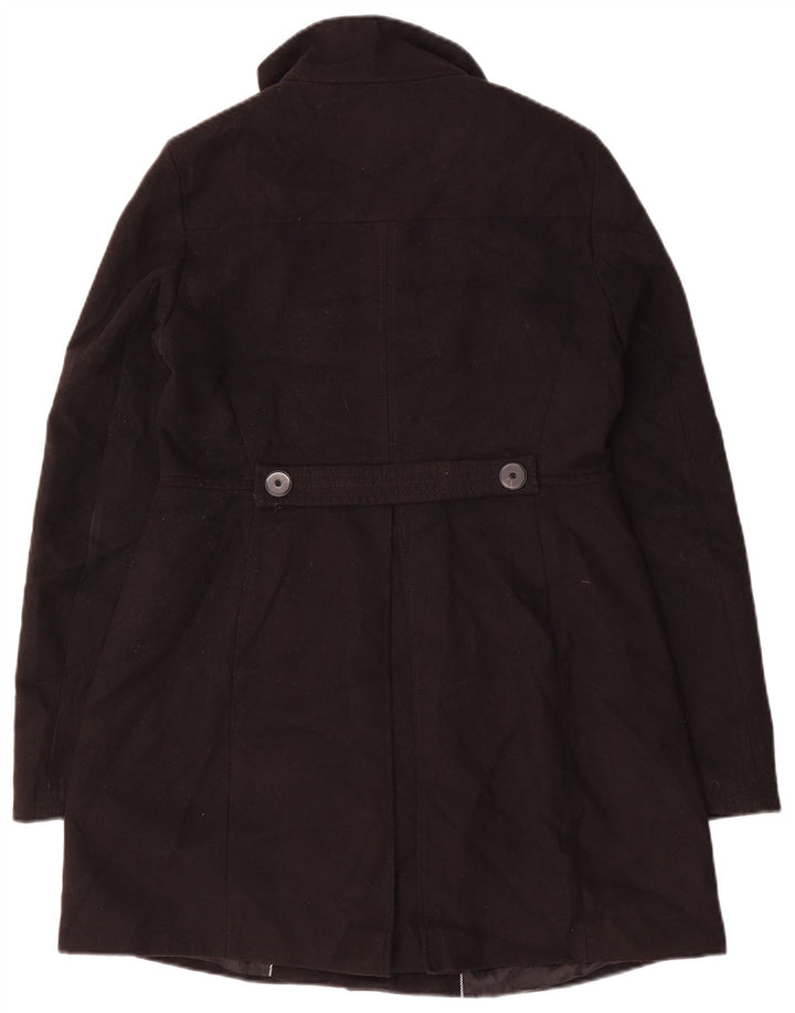 Palton Trafaluc pentru femei Zara UK 14, mare, negru, poliester