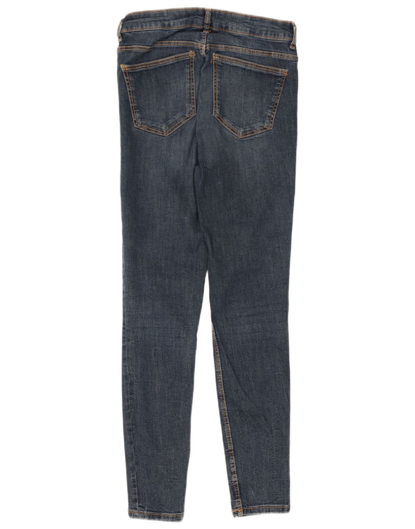 Blugi skinny pentru femei Zara EU 38 Mici W28 L28 Bleumarin