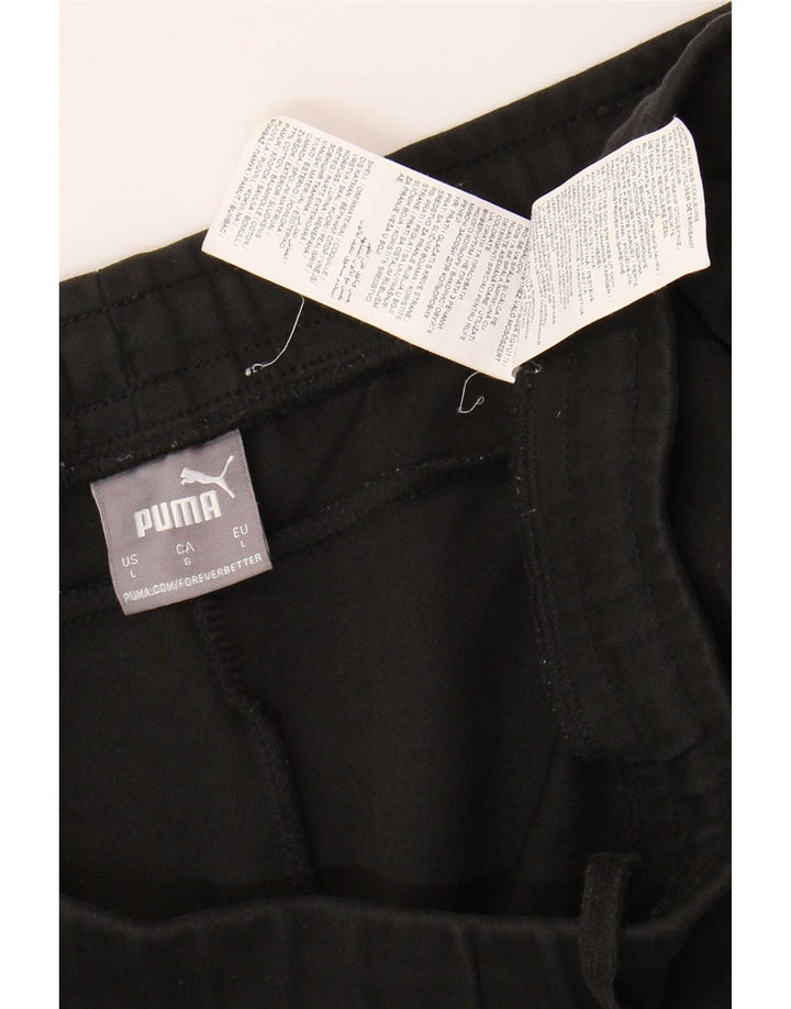 Pantaloni de trening Puma pentru bărbați, mari, negru, bumbac