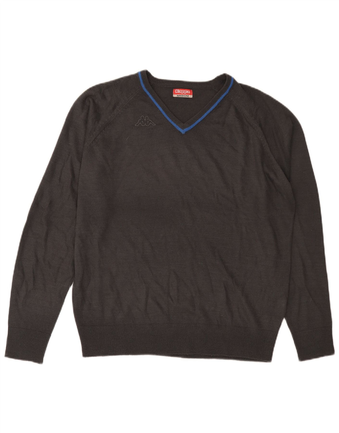 Pulover pentru bărbați KAPPA cu decolteu în V, gri mediu acrilic