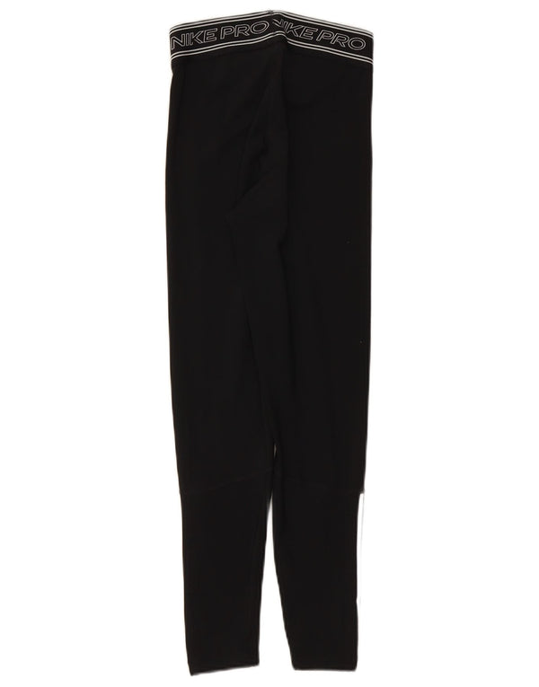 Leggings NIKE Dri Fit Graphic pentru femei UK 4 XS Poliester negru