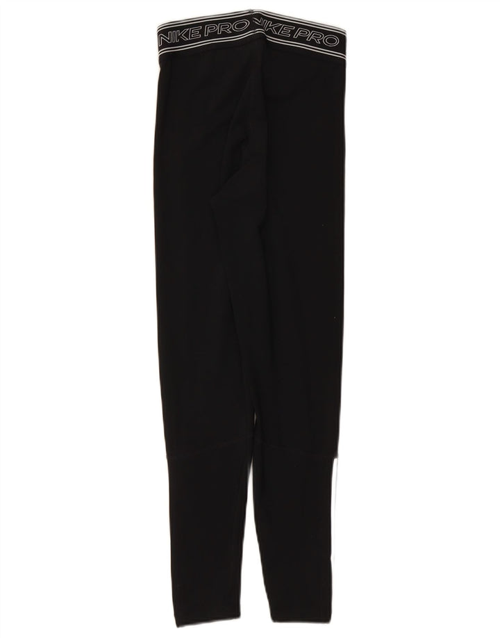 Leggings NIKE Dri Fit Graphic pentru femei UK 4 XS Poliester negru