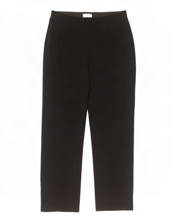 Pantaloni casual drepti pentru femei Marks & Spencer UK 14 Medium W30 L28 Negru