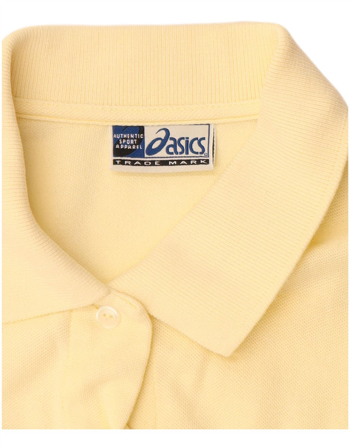 Cămașă cu mânecă scurtă pentru femei ASICS UK 14 Large Yellow