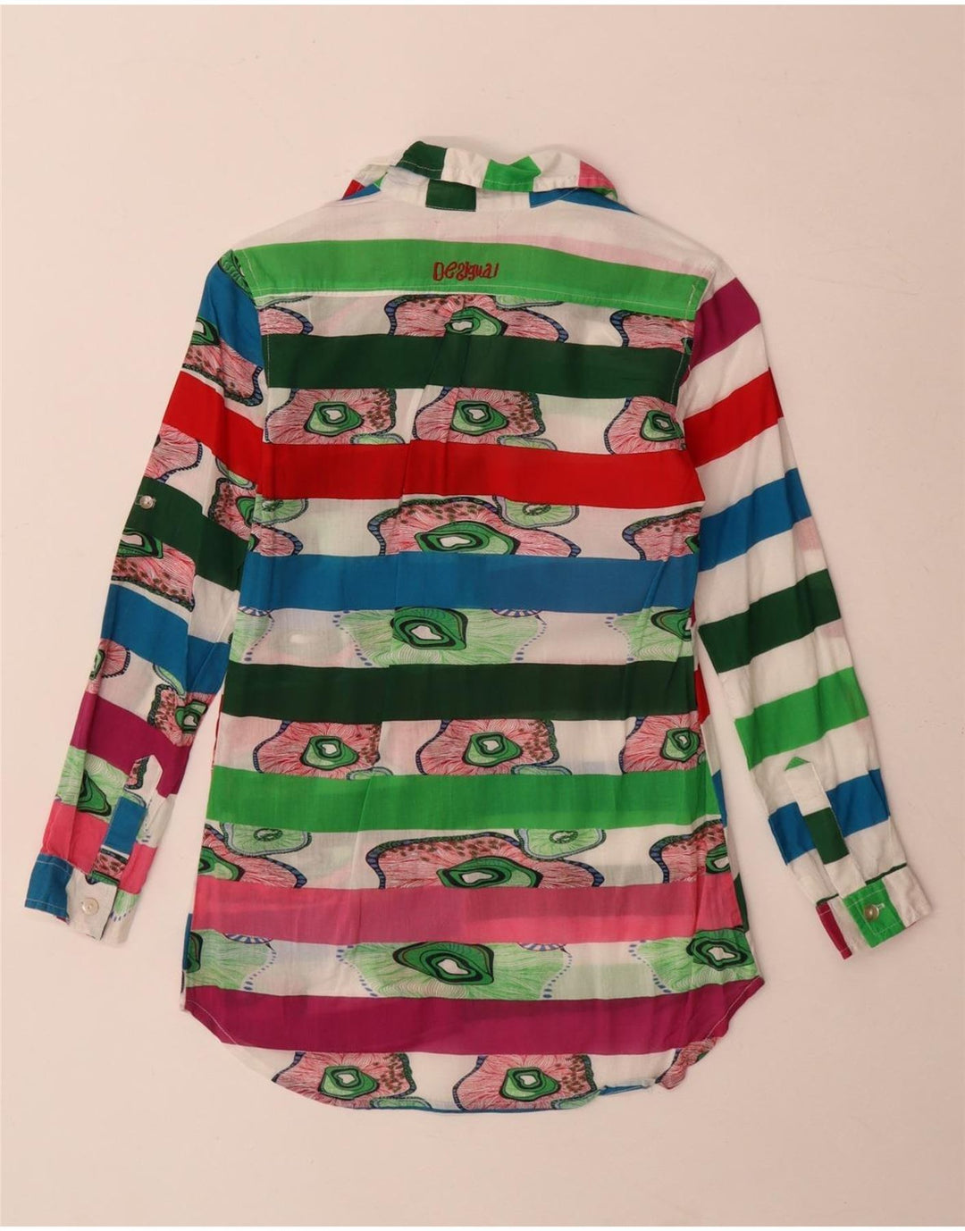 Camasa Pulover Desigual pentru Fete 7-8 Ani Multicolor