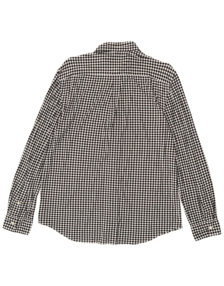 Cămașă de flanel pentru bărbați Ralph Lauren, mare, neagră, din bumbac