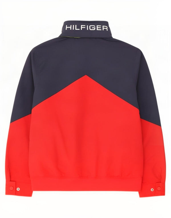 Jachetă bomber cu glugă pentru bărbați Tommy Hilfiger UK 38 Medium Bleumarin Colorblock