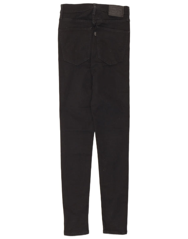Blugi super skinny pentru femei Mile High Levi's W26 L30 bumbac negru