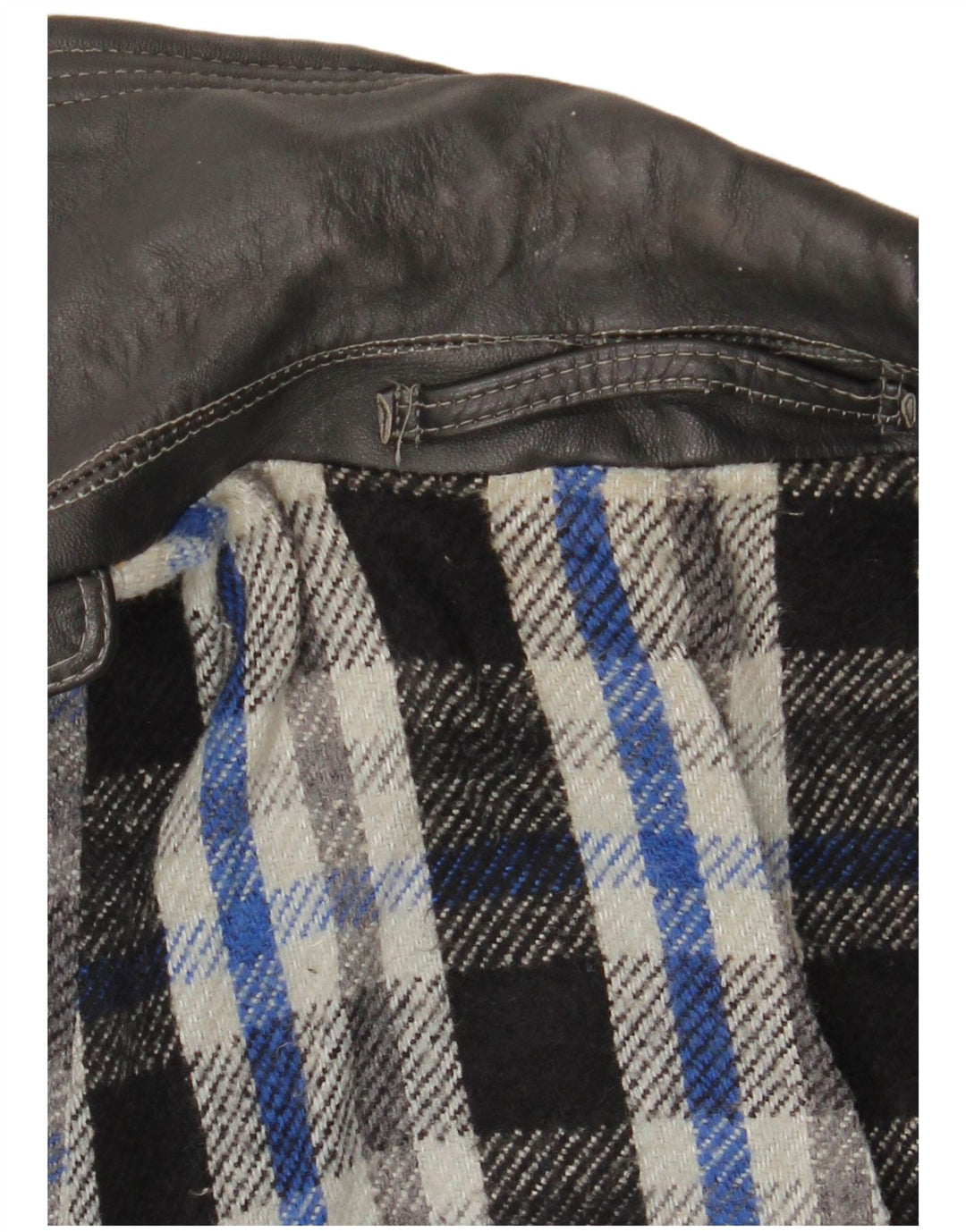 Trenci din piele pentru bărbați VINTAGE UK 38 Piele neagră medie