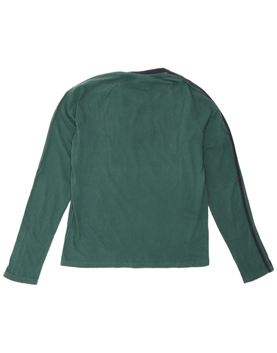 Top grafic Converse pentru bărbați, cu mânecă lungă, mare, verde, bumbac