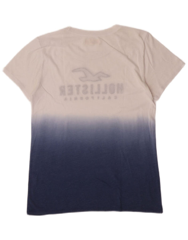 Tricou Hollister pentru femei California Graphic Top UK 12 Medium Blue