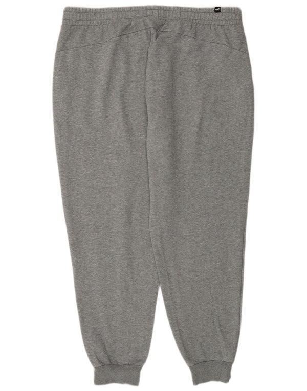 Pantaloni de trening pentru bărbați Puma Pantaloni de jogging 2XL, bumbac cu pete gri
