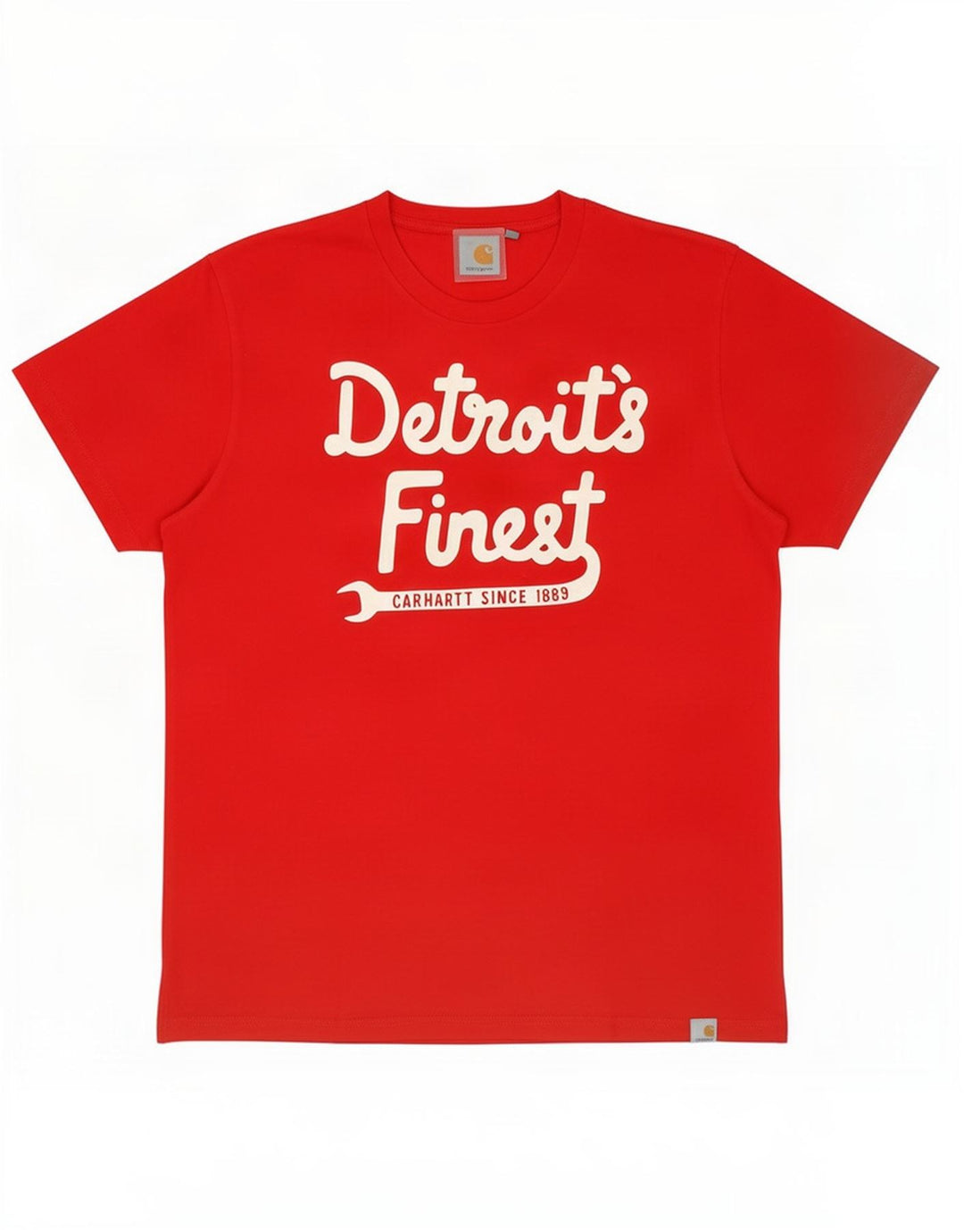 Tricou grafic pentru bărbați Carhartt Top din bumbac roșu mediu