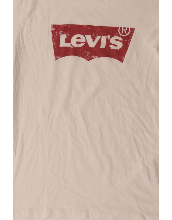 Tricou grafic pentru bărbați Levi's Top Medium White Bumbac