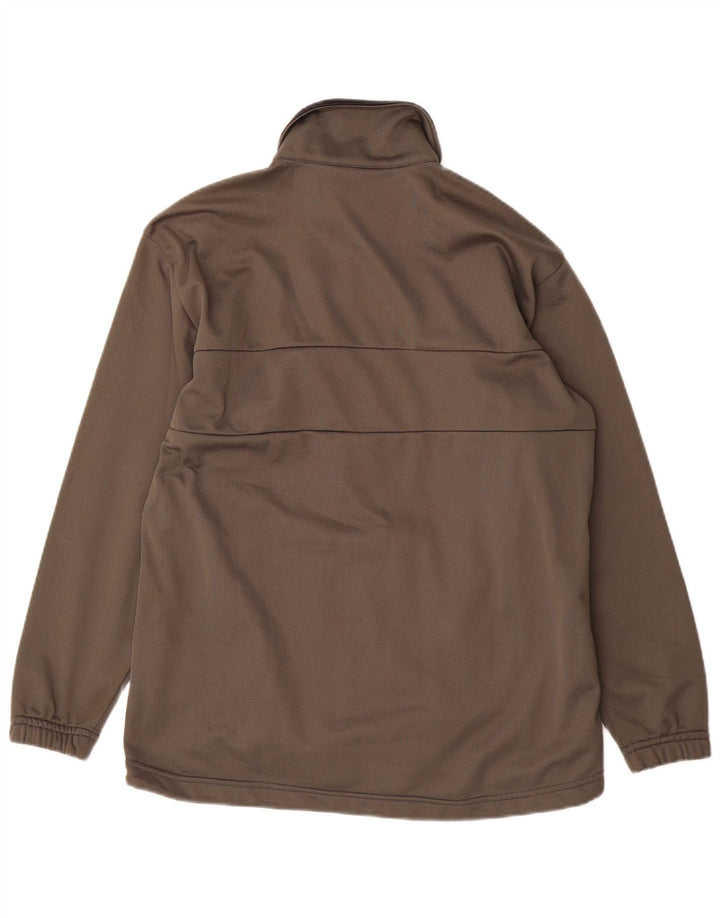 Jachetă de top pentru trening ASICS pentru femei, cu tăiere largi, UK 14 Medium Khaki